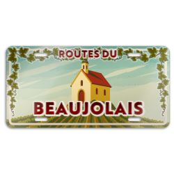 Plaque personnalisée aluminium rectangulaire 300x150 mm