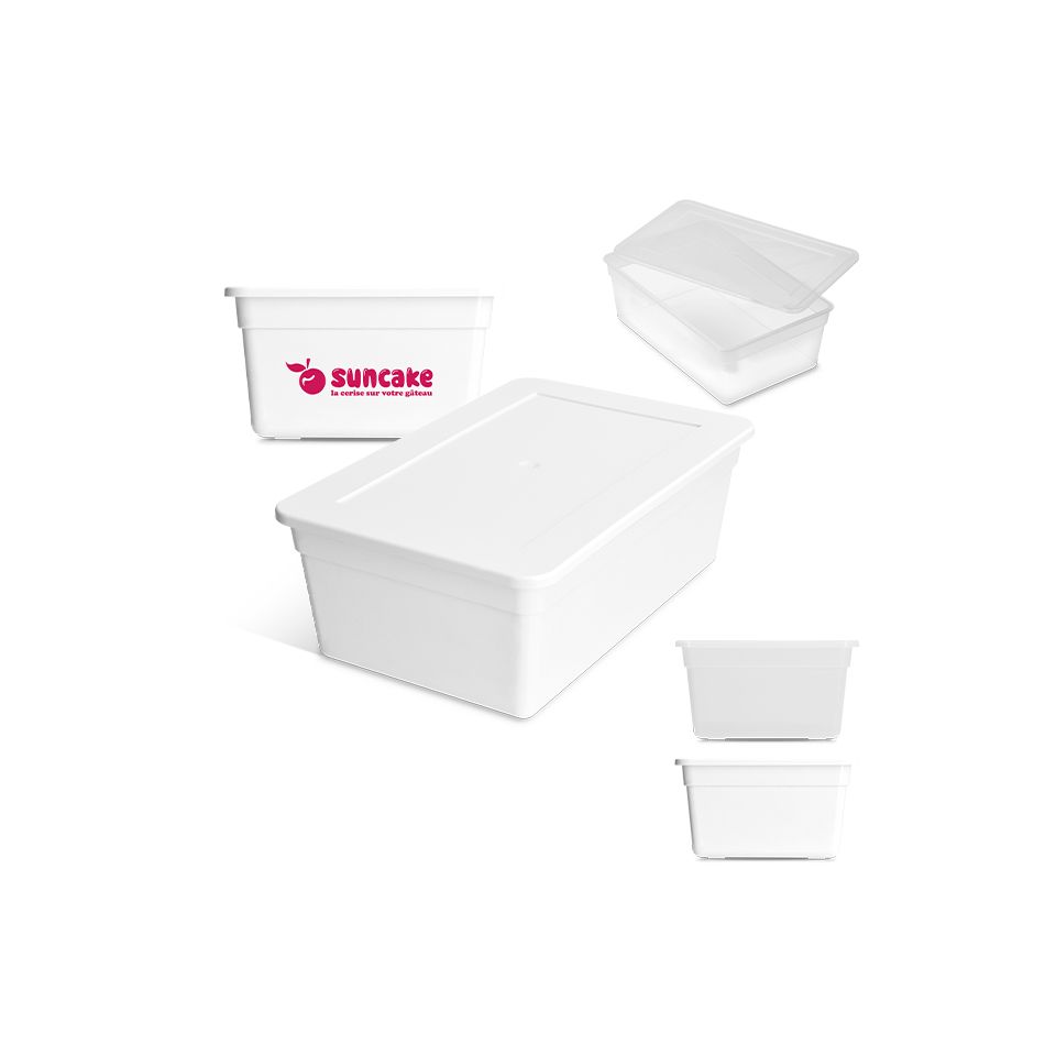 Boîte rangement et repas multi-usage personnalisée fabriqué en France