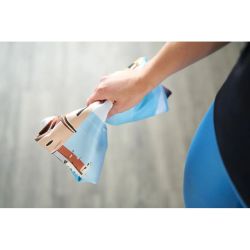 Serviette de sport publicitaire ultra-compacte en microfibre format 80x40 mm