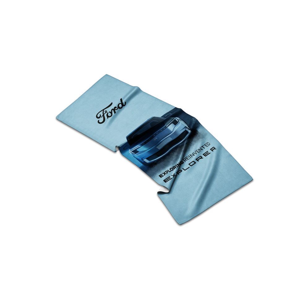 Serviette de sport publicitaire ultra-compacte en microfibre format 80x40 mm