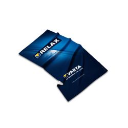 Serviette de sport publicitaire ultra-compacte en microfibre format 80x40 mm