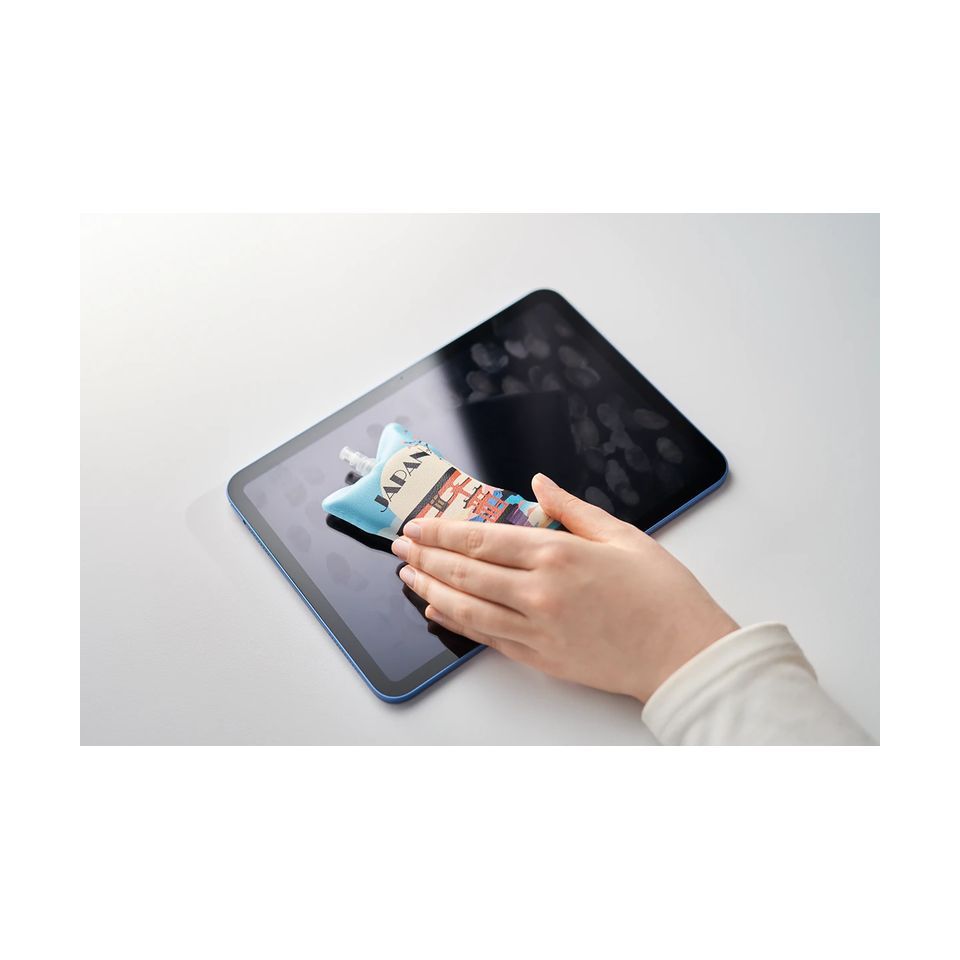 Nettoyeur personnalisable écran microfibre 2 en 1 express fabirqué en Europe