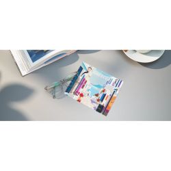 Chiffon personnalisé de nettoyage lunette microfibre avec étui express fabriqué en Europe