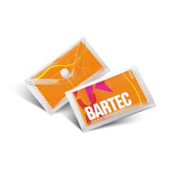 Chiffon personnalisé de nettoyage lunette microfibre avec étui express fabriqué en Europe