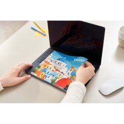 Tapis de souris personnalisé 4 en 1 en microfibre Express fabriqué en Europe