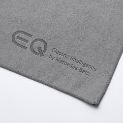 Chiffonette adhésive microfibre personnalisée pour écran Express fabriquée en Europe Chiffonette adhésive microfibre personnalisée pour écran Express fabriquée en Europe
