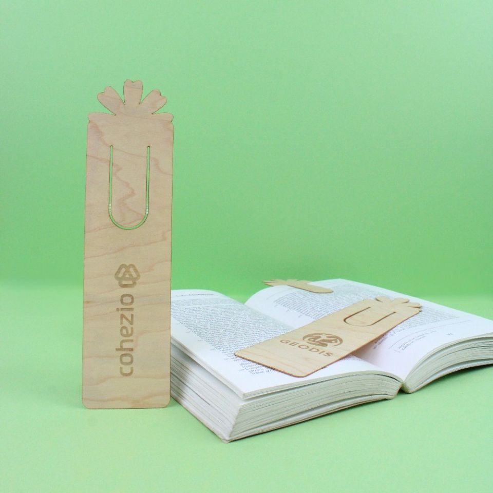 Marque publicitaire page bois fabriqué en France