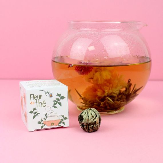 Fleur publicitaire de thé mini box Europe