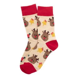Paire de chaussettes de noël publicitaire en RPET