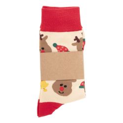 Paire de chaussettes de noël publicitaire en RPET