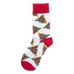 Paire de chaussettes de noël publicitaire en RPET