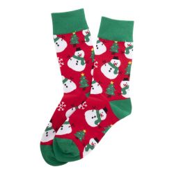 Paire de chaussettes de noël publicitaire en RPET