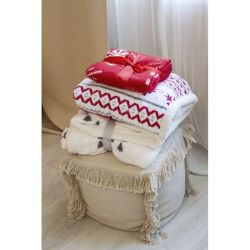 Couverture polaire personnalisée de Noël