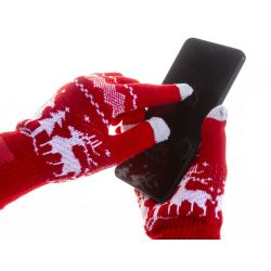 Gant de Noël personnalisé tricoté en acrylique