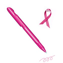 Stylo Senator Encre Rose personnalisé fabriqué en Europe Evoxx Polished Recycled matériaux recyclés