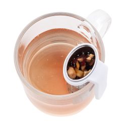 Infuseur à thé personnalisé en acier inoxydable support ABS