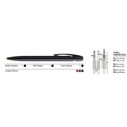 Stylo publicitaire personnalisé écologique Ecolutions Media Clic Plus BIC