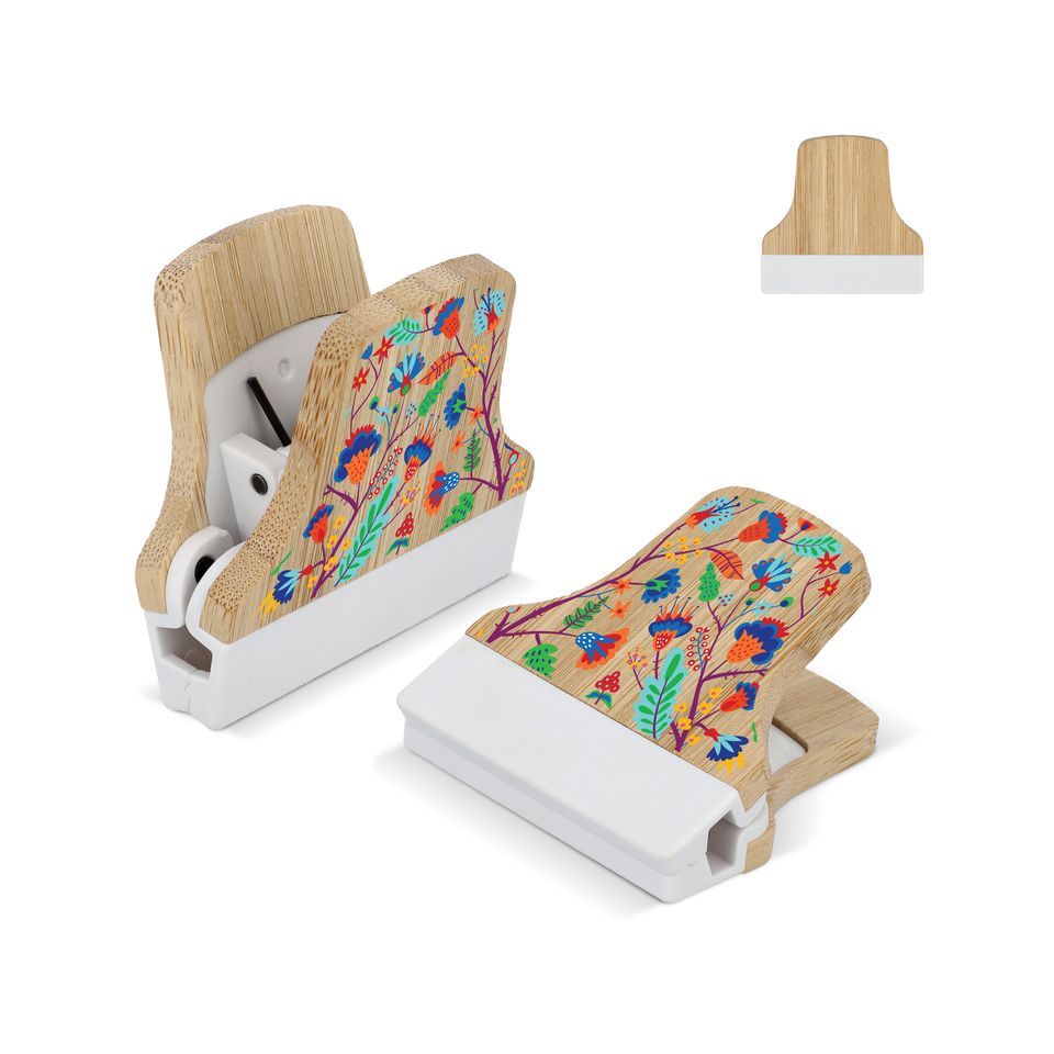Clip magnétique en bambou personnalisé Express
