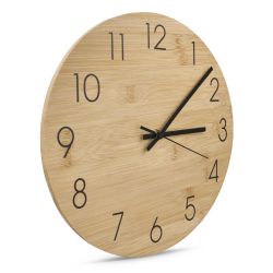 Horloge personnalisée murale en bambou