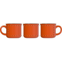 Mini mug vintage en céramique personnalisé 90 ml Mini mug vintage en céramique personnalisé 90 ml