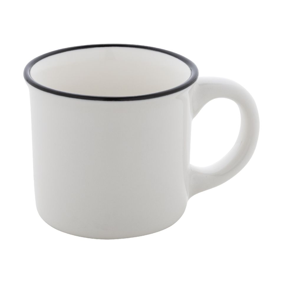 Mini mug vintage en céramique personnalisé 90 ml