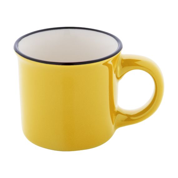 Mini mug vintage en céramique personnalisé 90 ml Mini mug vintage en céramique personnalisé 90 ml