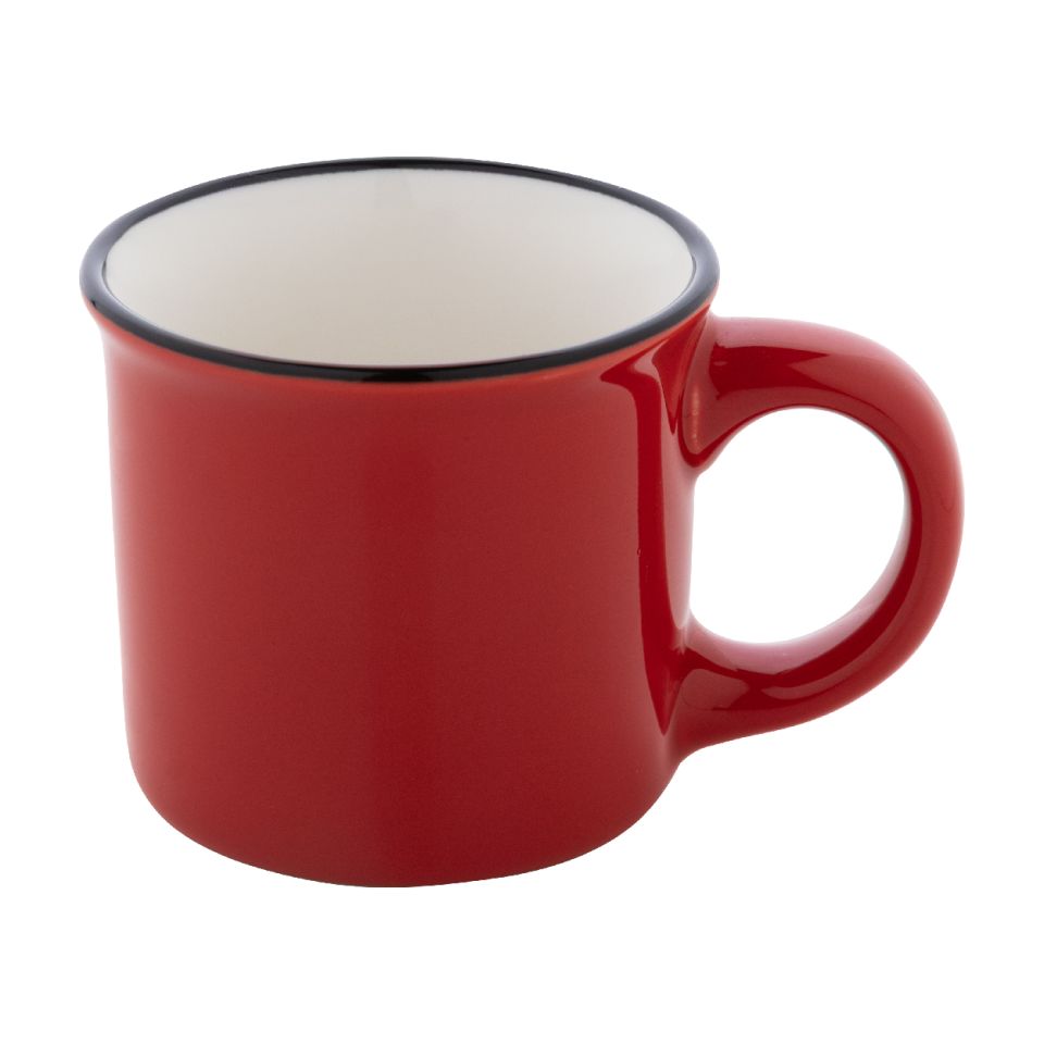 Mini mug vintage en céramique personnalisé 90 ml