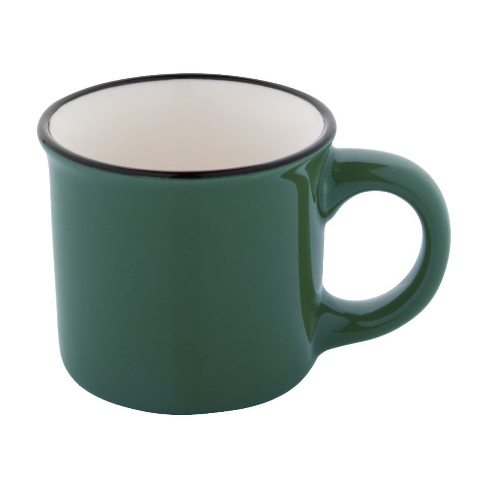 Mini mug vintage en céramique personnalisé 90 ml