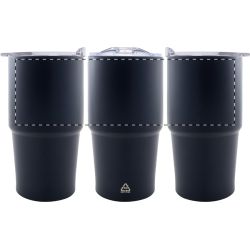 Mug thermos double paroi personnalisé en acier inoxydable recyclé 600 ml Mug thermos double paroi personnalisé en acier inoxydable recyclé 600 ml