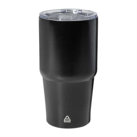 Mug thermos double paroi personnalisé en acier inoxydable recyclé 600 ml Mug thermos double paroi personnalisé en acier inoxydable recyclé 600 ml