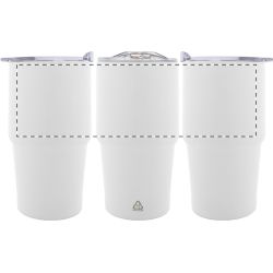 Mug thermos double paroi personnalisé en acier inoxydable recyclé 600 ml Mug thermos double paroi personnalisé en acier inoxydable recyclé 600 ml