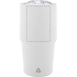 Mug thermos double paroi personnalisé en acier inoxydable recyclé 600 ml Mug thermos double paroi personnalisé en acier inoxydable recyclé 600 ml