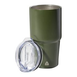 Mug thermos double paroi personnalisé en acier inoxydable recyclé 600 ml