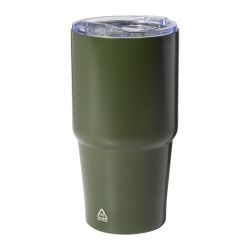 Mug thermos double paroi personnalisé en acier inoxydable recyclé 600 ml