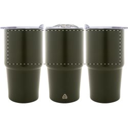Mug thermos double paroi personnalisé en acier inoxydable recyclé 600 ml