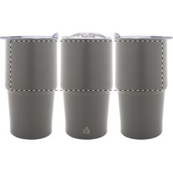 Mug thermos double paroi personnalisé en acier inoxydable recyclé 600 ml
