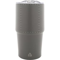 Mug thermos double paroi personnalisé en acier inoxydable recyclé 600 ml