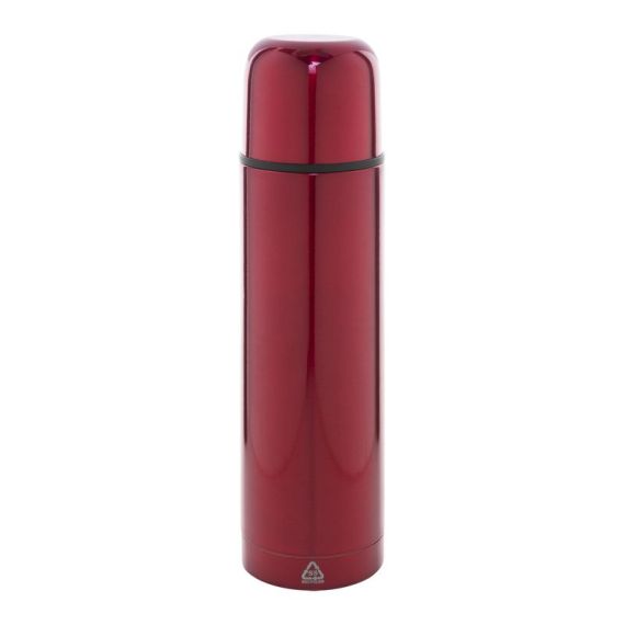 Bouteille isotherme personnalisable double paroi en acier inoxydable recyclé 500 ml