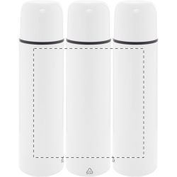 Bouteille isotherme personnalisable double paroi en acier inoxydable recyclé 500 ml Bouteille isotherme personnalisable double paroi en acier inoxydable recyclé 500 ml