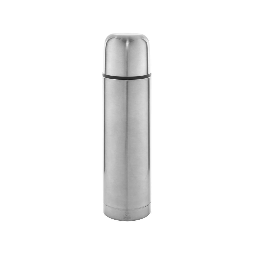 Bouteille isotherme personnalisable double paroi en acier inoxydable recyclé 500 ml