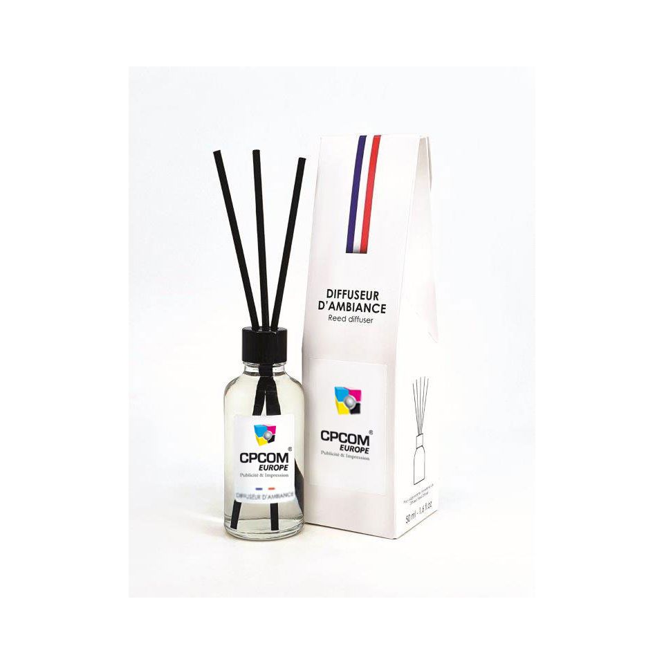 Diffuseur bâtonnets personnalisable fabriqué en France 50 ml