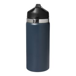 Bouteille isotherme personnalisée double paroi acier inoxydable recyclé avec paille 500 ml Bouteille isotherme personnalisée double paroi acier inoxydable recyclé avec paille 500 ml