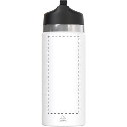 Bouteille isotherme personnalisée double paroi acier inoxydable recyclé avec paille 500 ml Bouteille isotherme personnalisée double paroi acier inoxydable recyclé avec paille 500 ml