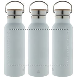 Bouteille isotherme personnalisée double paroi en acier inoxydable recyclé 500 ml Bouteille isotherme personnalisée double paroi en acier inoxydable recyclé 500 ml