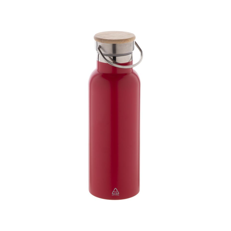 Bouteille isotherme personnalisée double paroi en acier inoxydable recyclé 500 ml