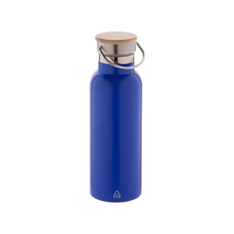 Bouteille isotherme personnalisée double paroi en acier inoxydable recyclé 500 ml