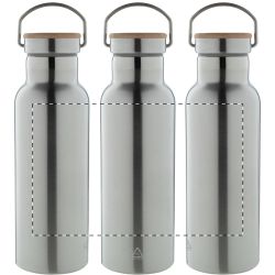 Bouteille isotherme personnalisée double paroi en acier inoxydable recyclé 500 ml Bouteille isotherme personnalisée double paroi en acier inoxydable recyclé 500 ml