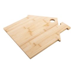 Planche à découper personnalisée en bambou forme maison Planche à découper personnalisée en bambou forme maison