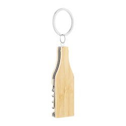 Porte-clés personnalisable bambou en forme de bouteille multi fonctions
