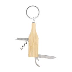 Porte-clés personnalisable bambou en forme de bouteille multi fonctions Porte-clés personnalisable bambou en forme de bouteille multi fonctions
